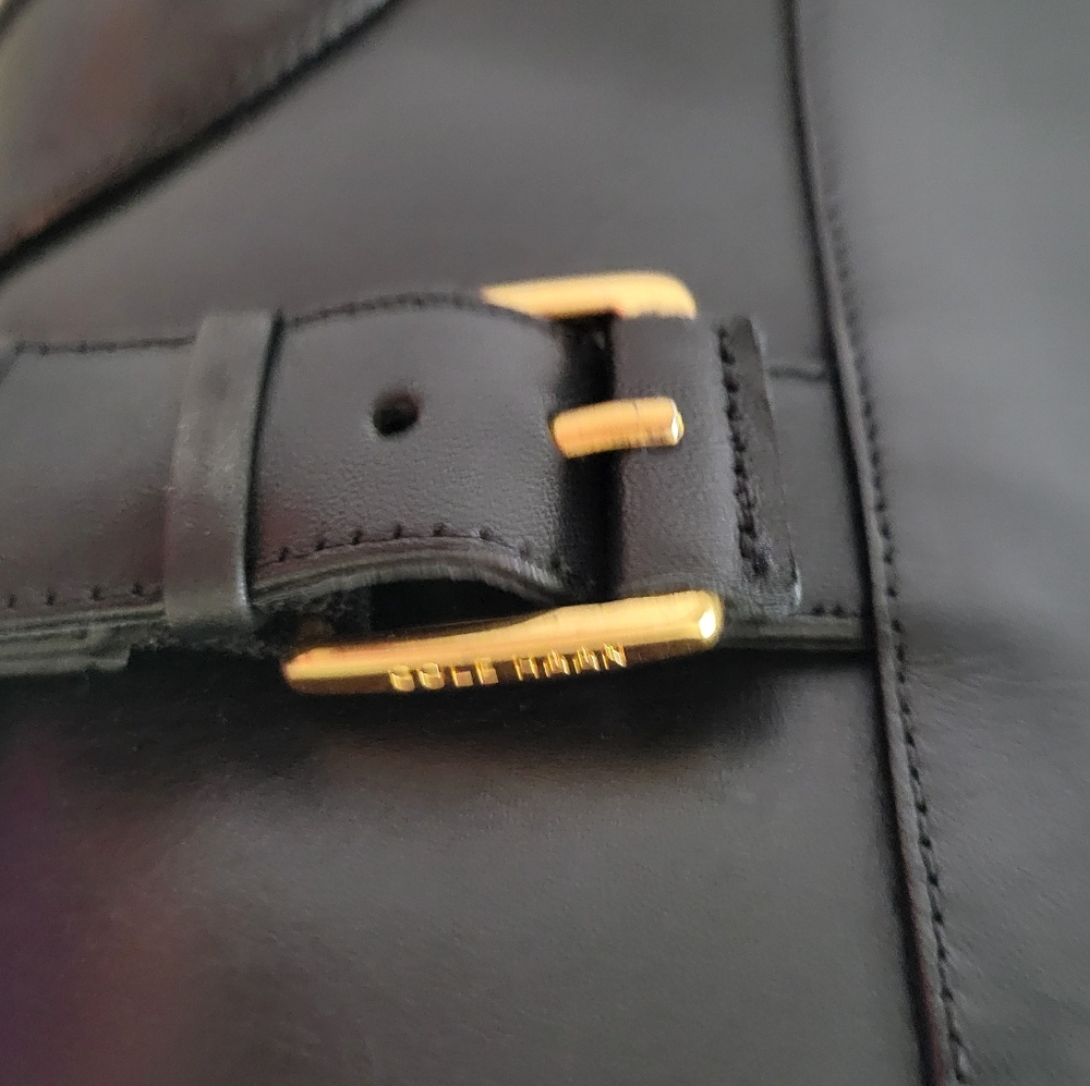 Cole Haan Black Hampshire Leather Ankle Boots women's sz 7.5 - Picture 7 of 12